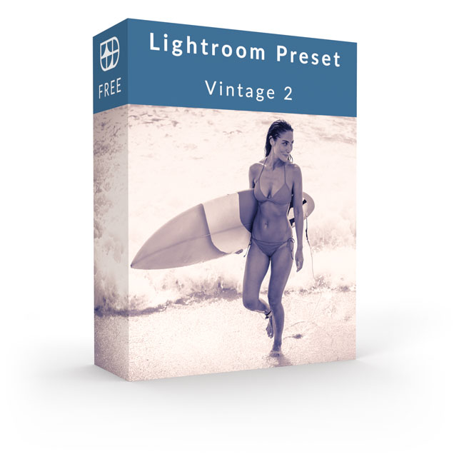 Lightroom Preset Vintage 2 boxshot
