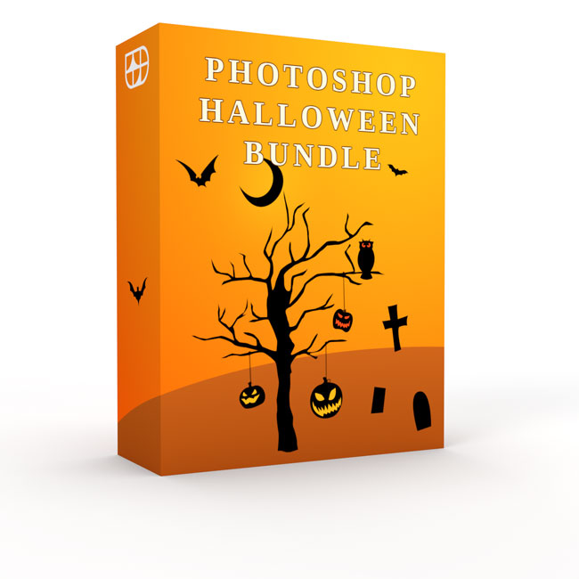 Photoshop Halloween Bundle boxshot